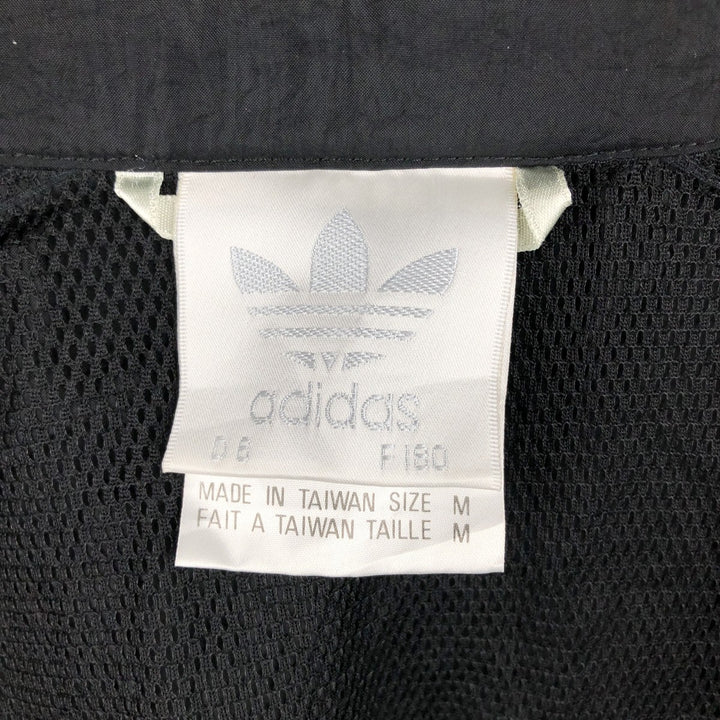 Vintage 80s-90'S Adidas nylon jacket, men's size M Nylon black type Vintage Second Hand