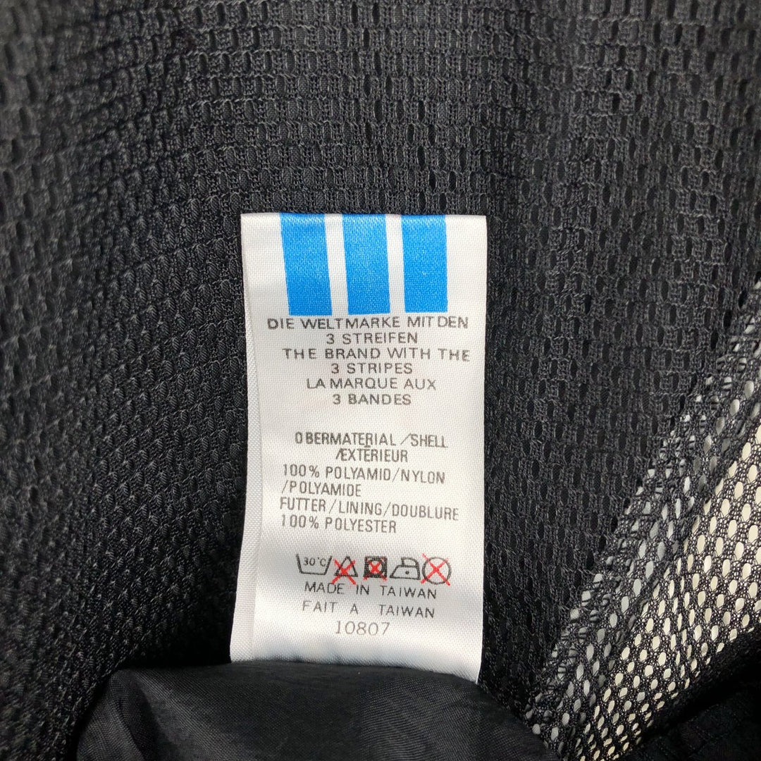 Vintage 80s-90'S Adidas nylon jacket, men's size M Nylon black type Vintage Second Hand