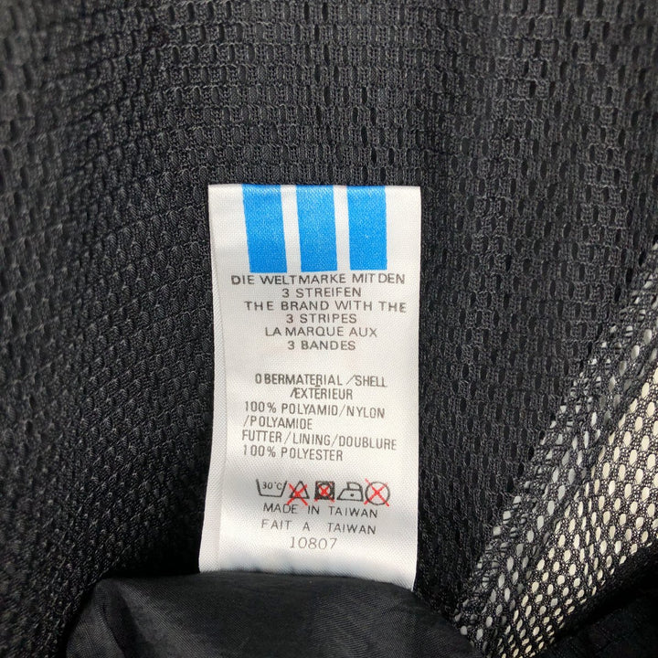 Vintage 80s-90'S Adidas nylon jacket, men's size M Nylon black type Vintage Second Hand