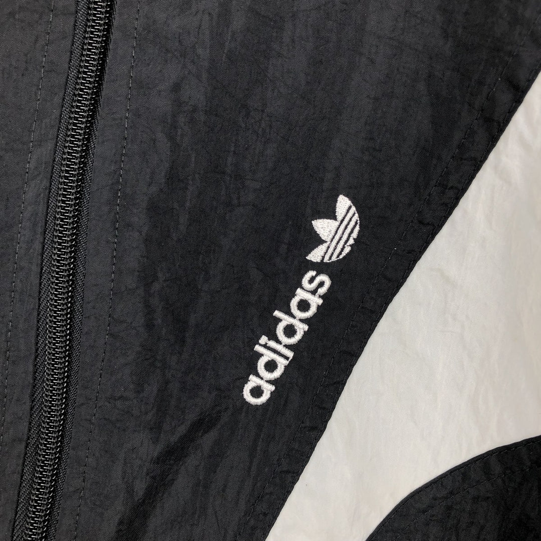 Vintage 80s-90'S Adidas nylon jacket, men's size M Nylon black type Vintage Second Hand