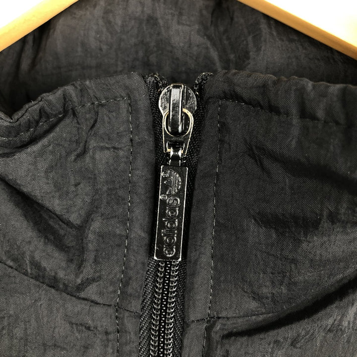 Vintage 80s-90'S Adidas nylon jacket, men's size M Nylon black type Vintage Second Hand