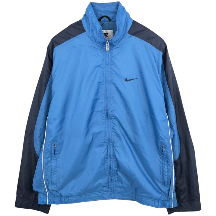 90'S Nike NIKE Nylon Jacket Men's Size L Vintage Nylon blue type Vintage Second Hand