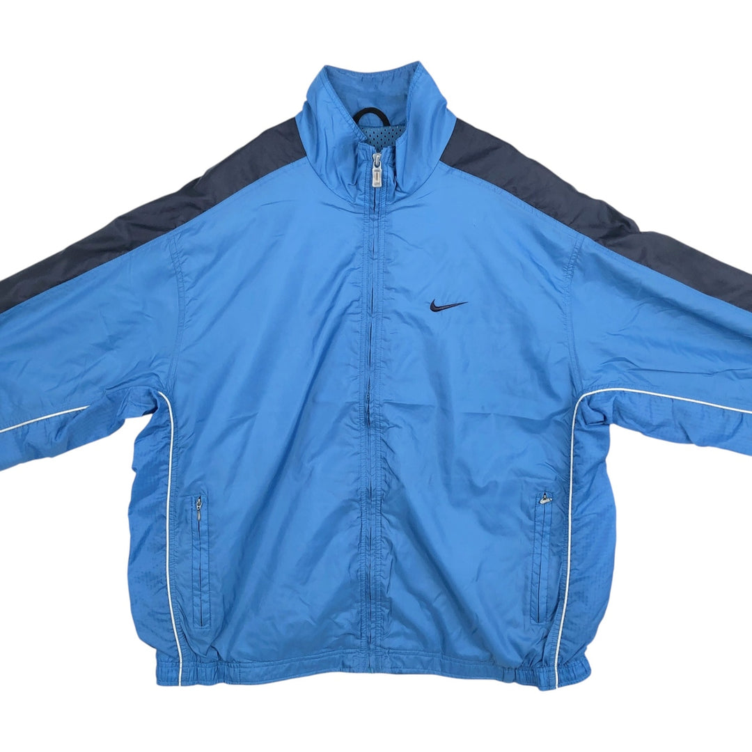 90'S Nike NIKE Nylon Jacket Men's Size L Vintage Nylon blue type Vintage Second Hand