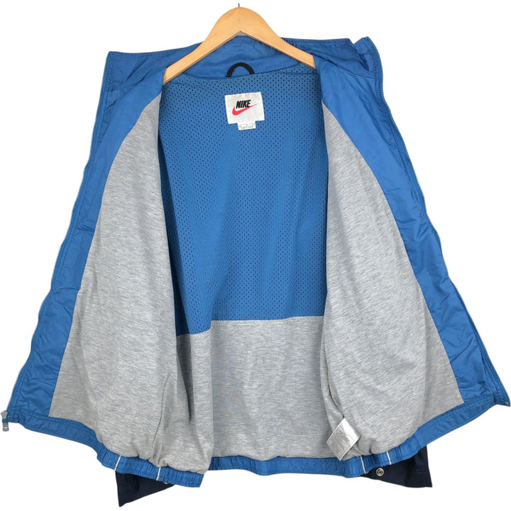 90'S Nike NIKE Nylon Jacket Men's Size L Vintage Nylon blue type Vintage Second Hand