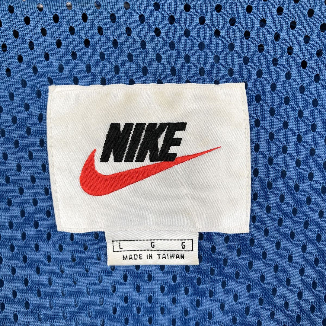 90'S Nike NIKE Nylon Jacket Men's Size L Vintage Nylon blue type Vintage Second Hand