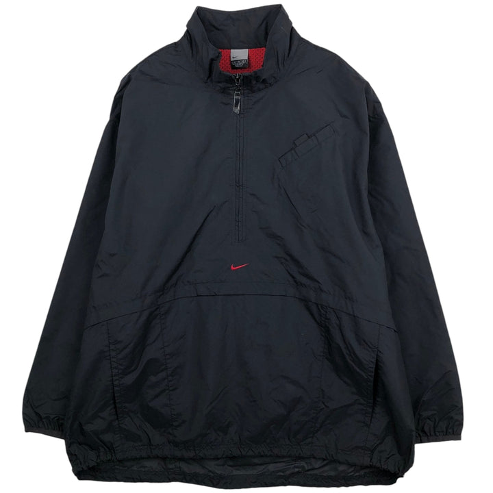 00'S Nike Anorak Jacket Men's XL Nylon black type Vintage Second Hand