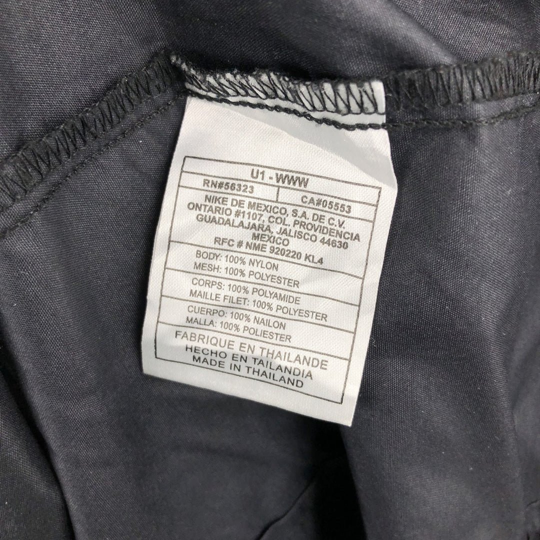00'S Nike Anorak Jacket Men's XL Nylon black type Vintage Second Hand
