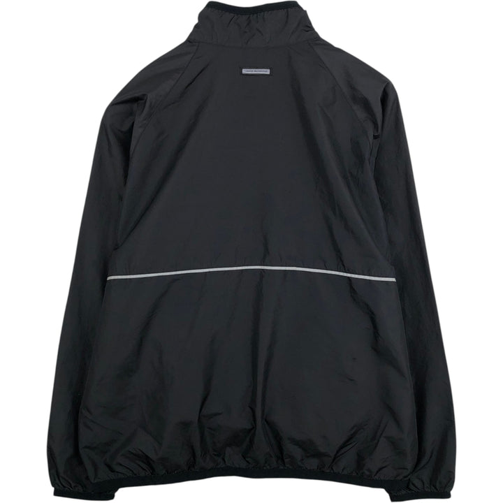 90'S Nike Running Half-Zip Warm-Up Pullover, Men's Size L (approx.), Vintage polyester black type Vintage Second Hand