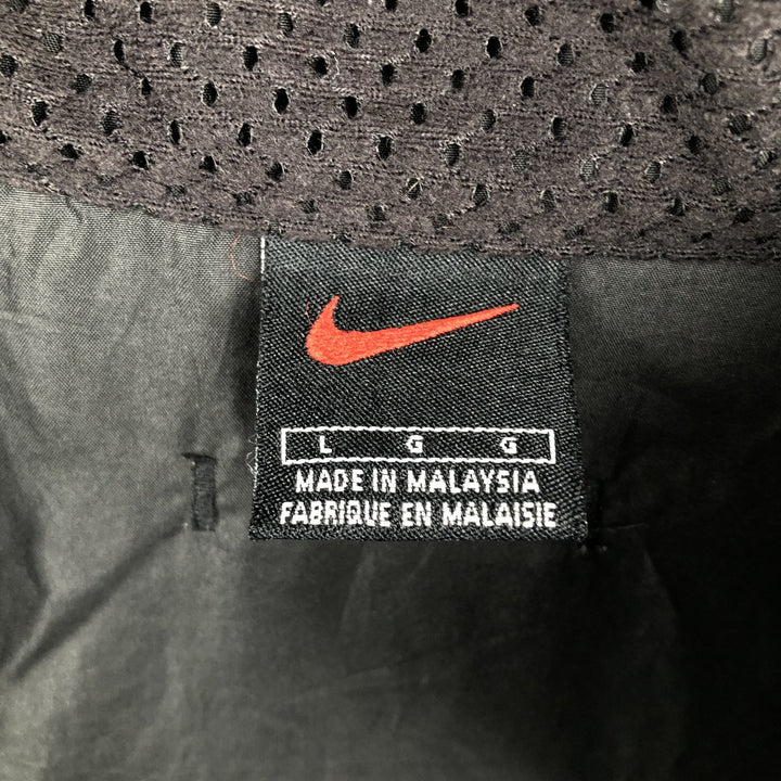 90'S Nike Running Half-Zip Warm-Up Pullover, Men's Size L (approx.), Vintage polyester black type Vintage Second Hand