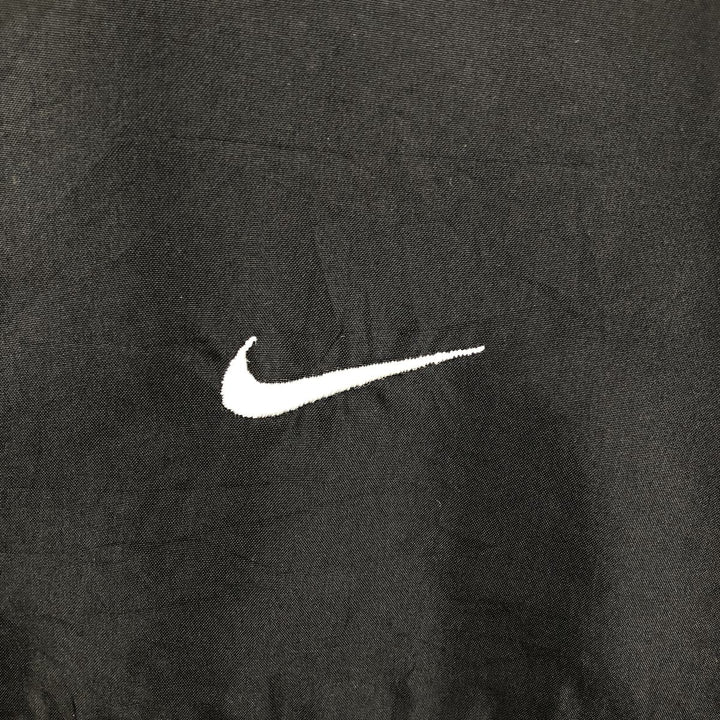 90'S Nike Running Half-Zip Warm-Up Pullover, Men's Size L (approx.), Vintage polyester black type Vintage Second Hand