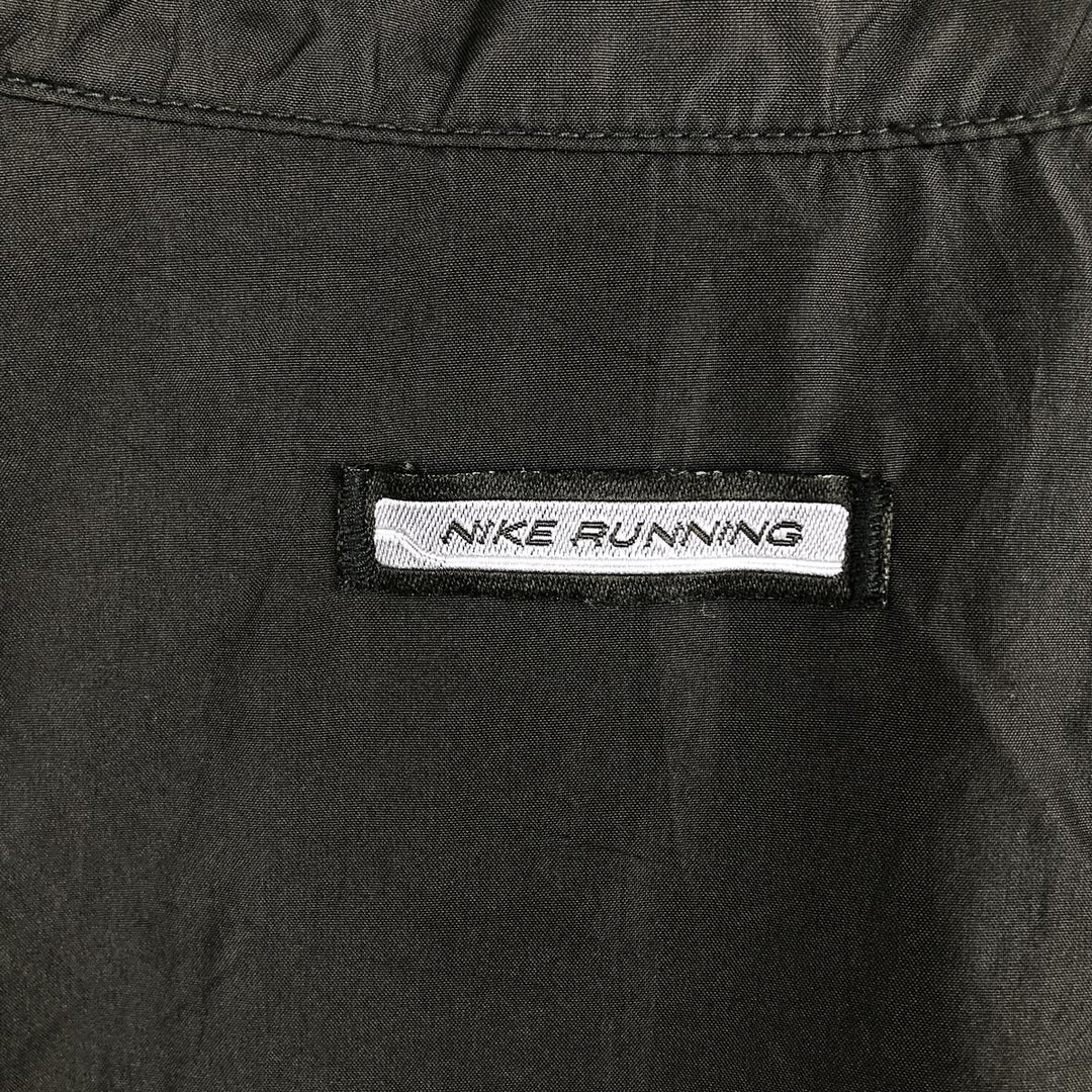90'S Nike Running Half-Zip Warm-Up Pullover, Men's Size L (approx.), Vintage polyester black type Vintage Second Hand