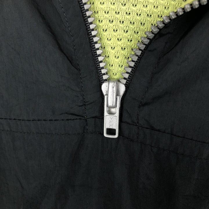80s-90'S Nike Half-Zip Hooded Warm-Up Pullover, Men's Size XL (Equivalent), Vintage unclear black type Vintage Second Hand