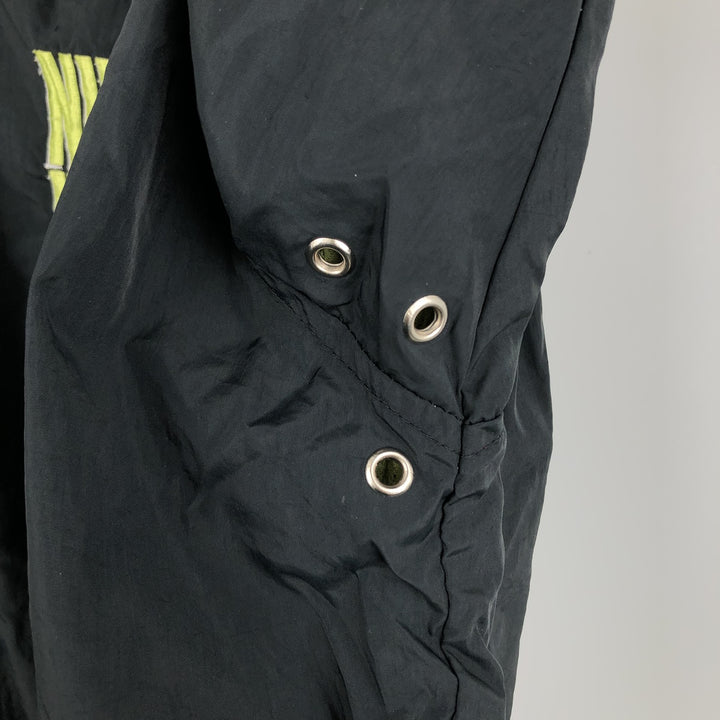 80s-90'S Nike Half-Zip Hooded Warm-Up Pullover, Men's Size XL (Equivalent), Vintage unclear black type Vintage Second Hand