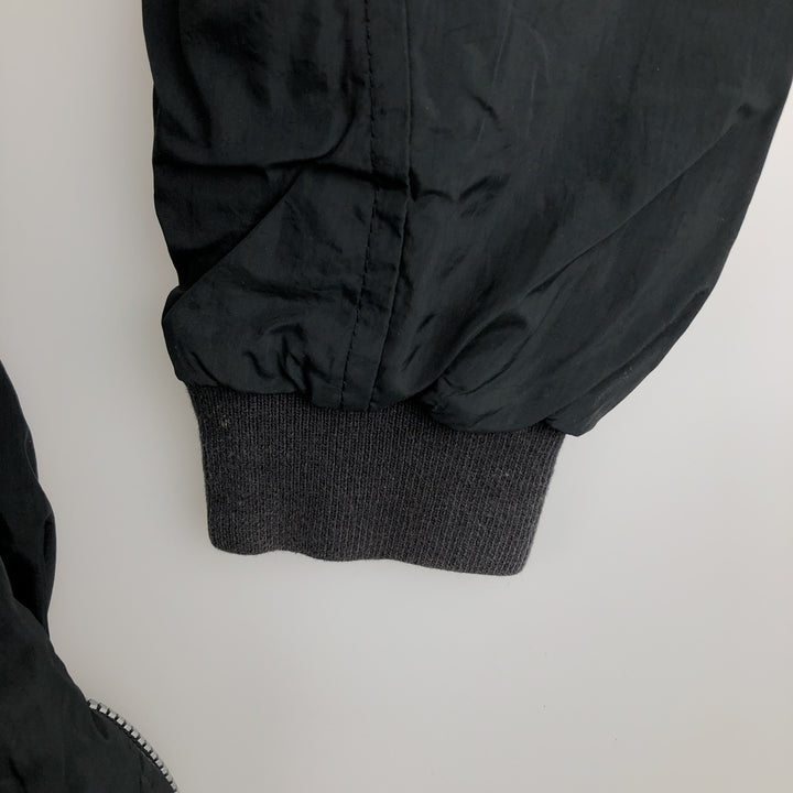 80s-90'S Nike Half-Zip Hooded Warm-Up Pullover, Men's Size XL (Equivalent), Vintage unclear black type Vintage Second Hand