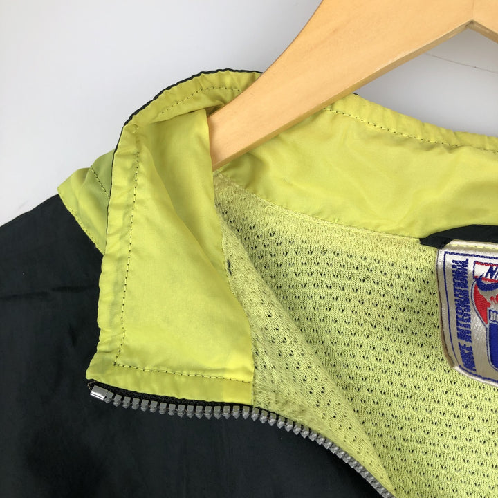 80s-90'S Nike Half-Zip Hooded Warm-Up Pullover, Men's Size XL (Equivalent), Vintage unclear black type Vintage Second Hand