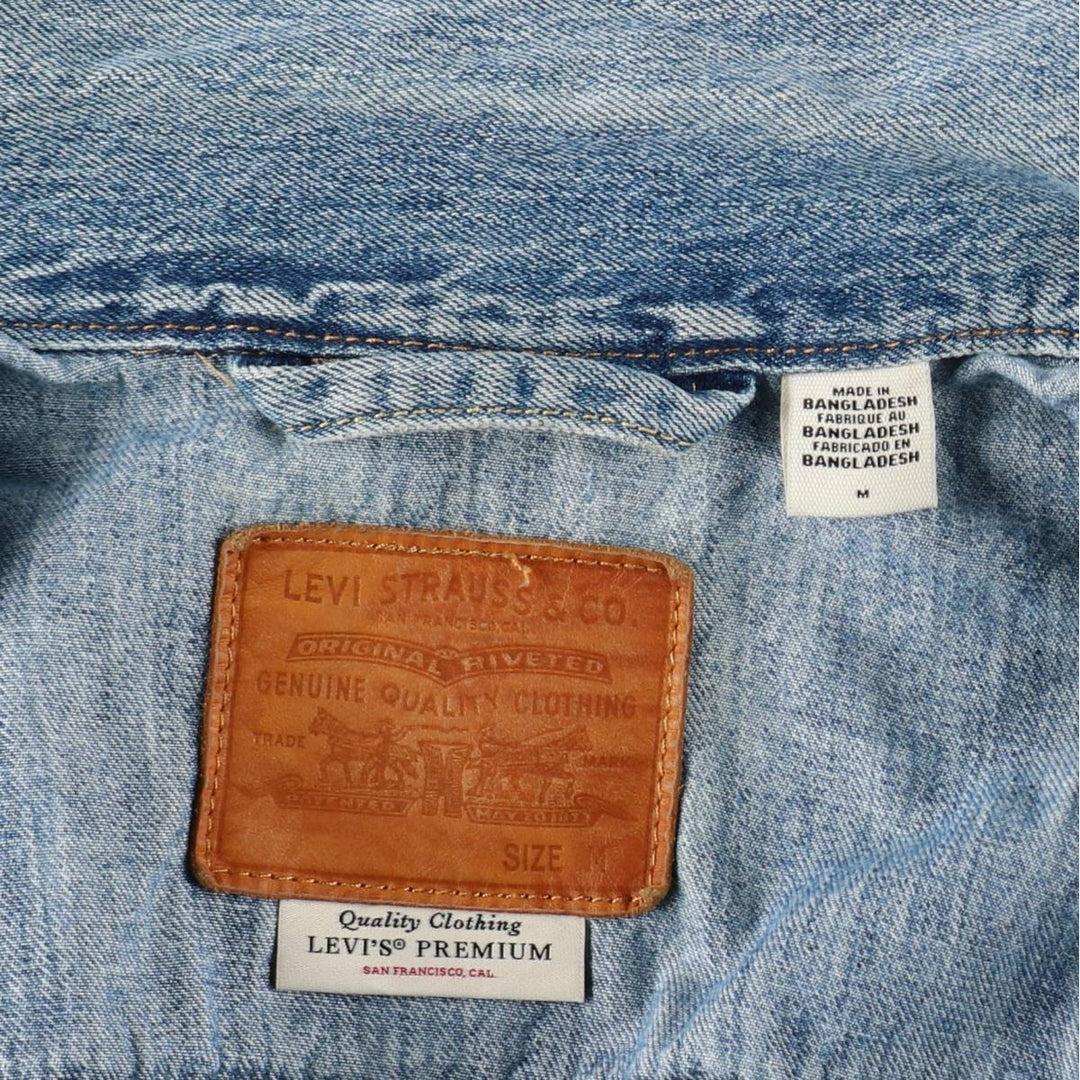 Levi's LEVI'S PREMIUM 72334-0351 Denim Jacket (Men's Size M) cotton Blue type light blue Vintage Second Hand