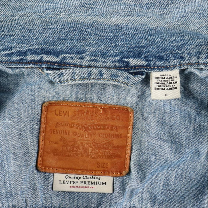 Levi's LEVI'S PREMIUM 72334-0351 Denim Jacket (Men's Size M) cotton Blue type light blue Vintage Second Hand