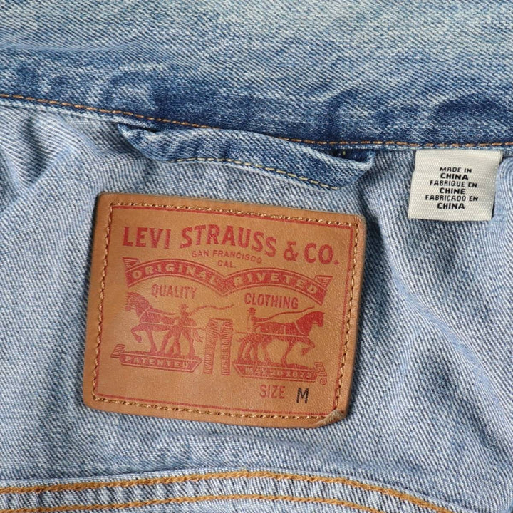 Levi's 72334-0146 Denim Jacket (Men's Size M) cotton Blue type light blue Vintage Second Hand