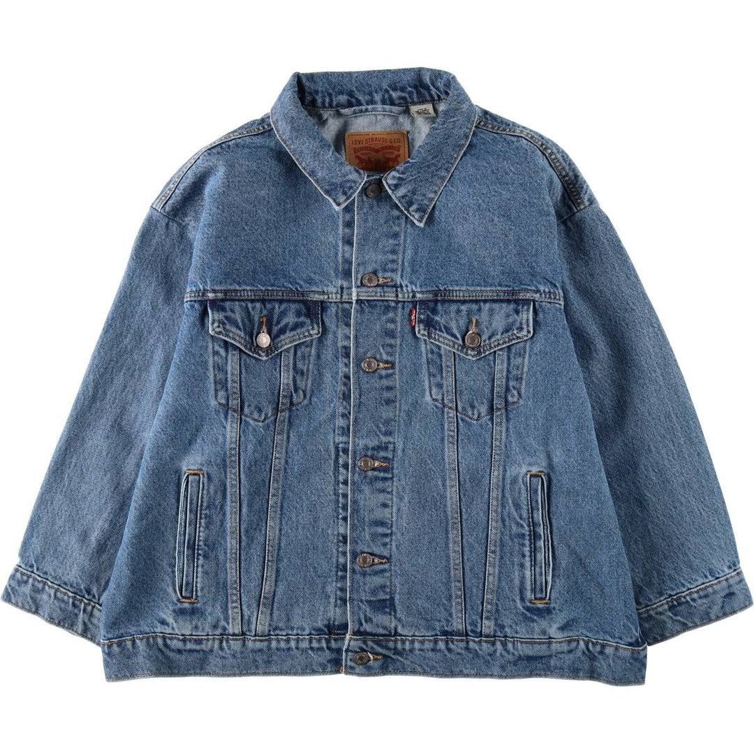 Levi's denim jacket, denim jacket, men's size XL unclear blue type Vintage Second Hand