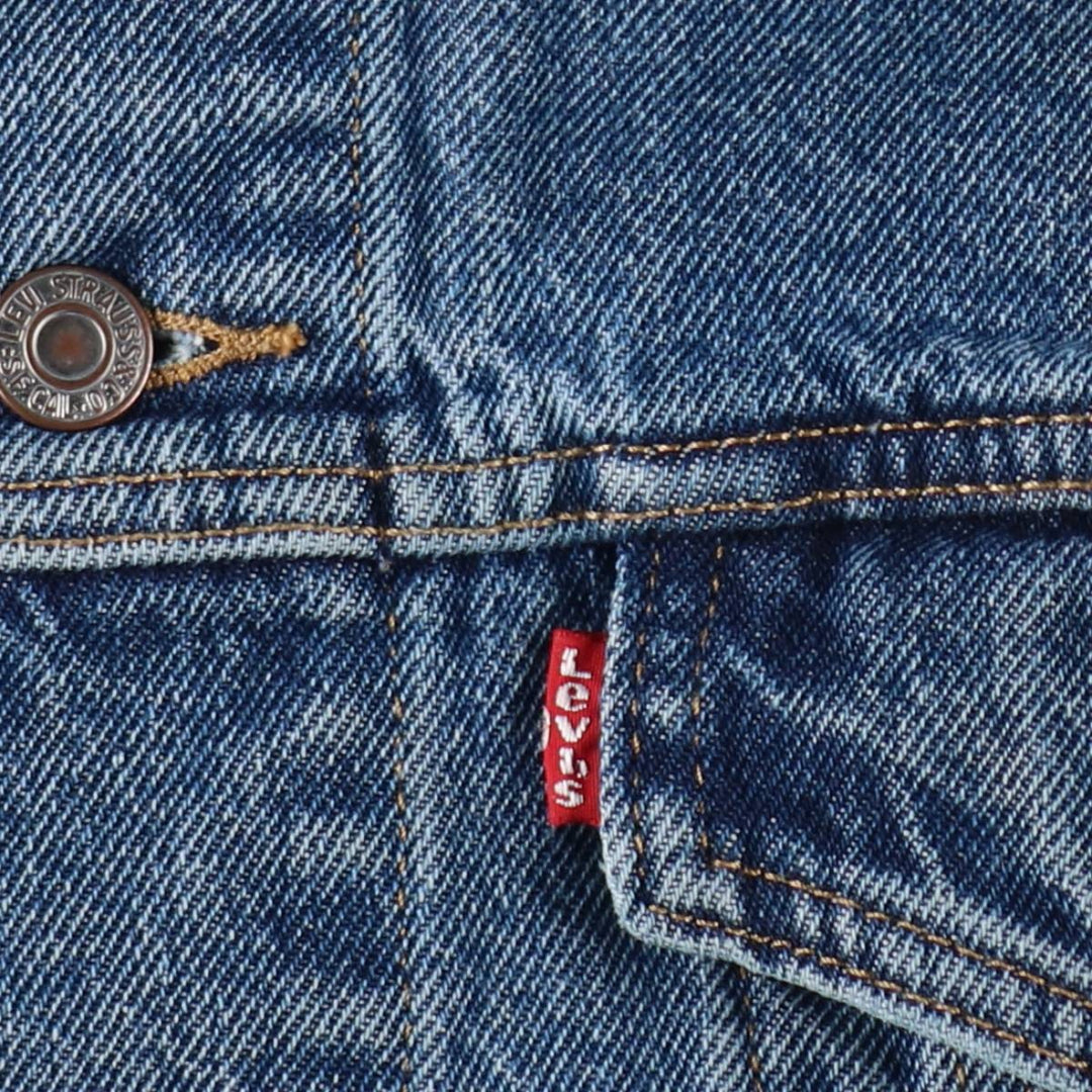 Levi's denim jacket, denim jacket, men's size XL unclear blue type Vintage Second Hand