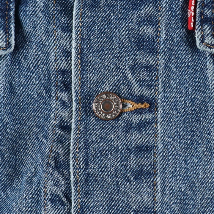 Levi's denim jacket, denim jacket, men's size XL unclear blue type Vintage Second Hand