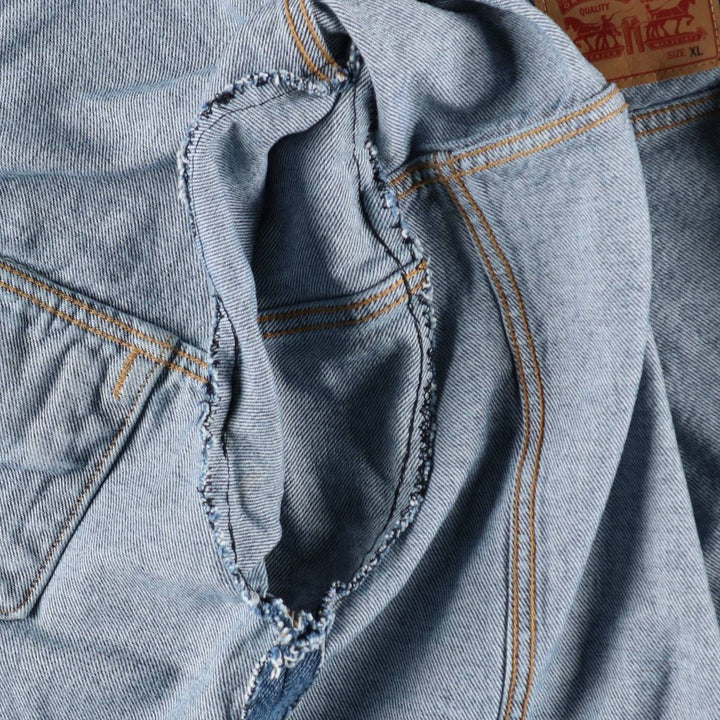 Levi's denim jacket, denim jacket, men's size XL unclear blue type Vintage Second Hand