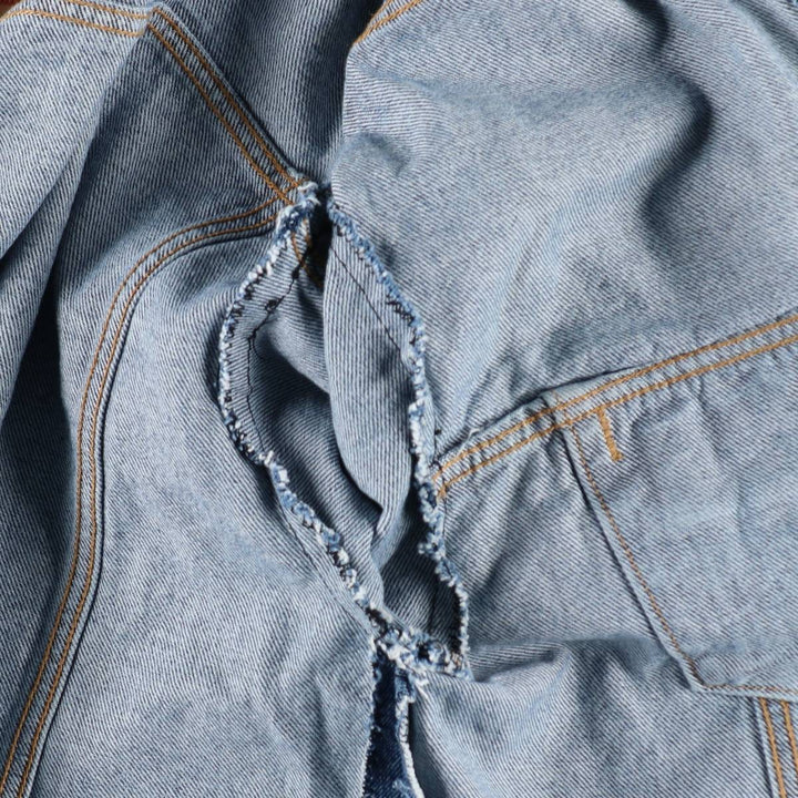 Levi's denim jacket, denim jacket, men's size XL unclear blue type Vintage Second Hand