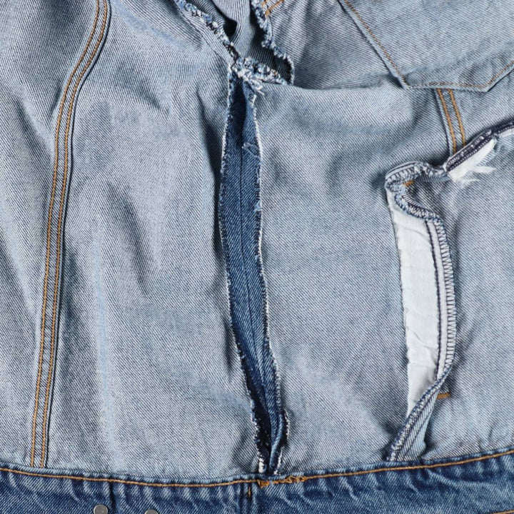Levi's denim jacket, denim jacket, men's size XL unclear blue type Vintage Second Hand