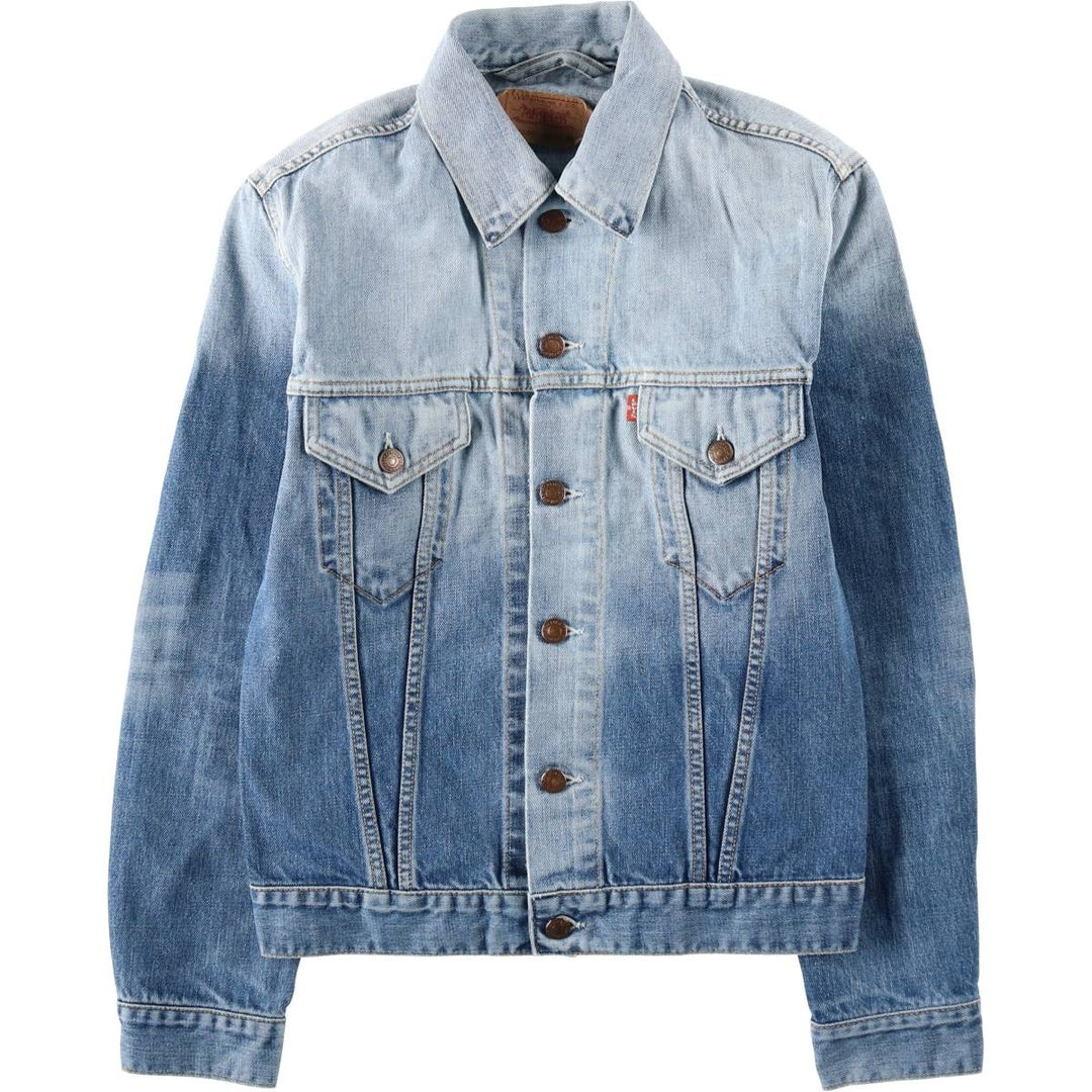 Levi's 70500 04 Euro model denim jacket, denim jacket, men's size M cotton Blue type light blue Vintage Second Hand