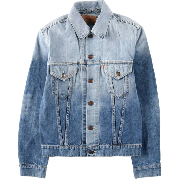 Levi's 70500 04 Euro model denim jacket, denim jacket, men's size M cotton Blue type light blue Vintage Second Hand