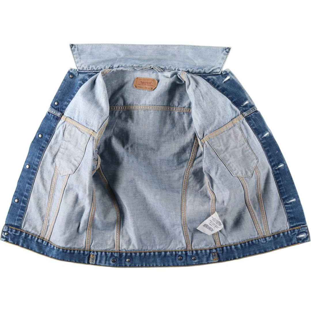 Levi's 70500 04 Euro model denim jacket, denim jacket, men's size M cotton Blue type light blue Vintage Second Hand