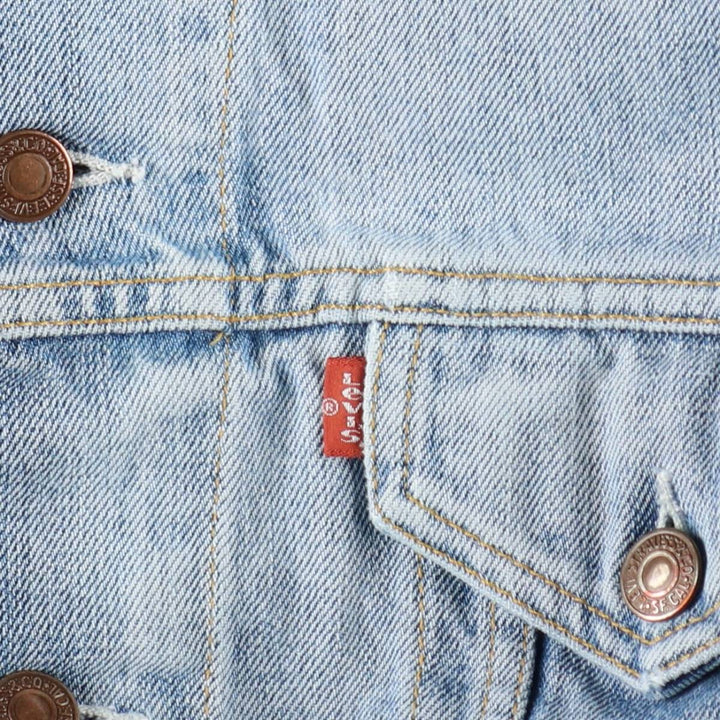 Levi's 70500 04 Euro model denim jacket, denim jacket, men's size M cotton Blue type light blue Vintage Second Hand