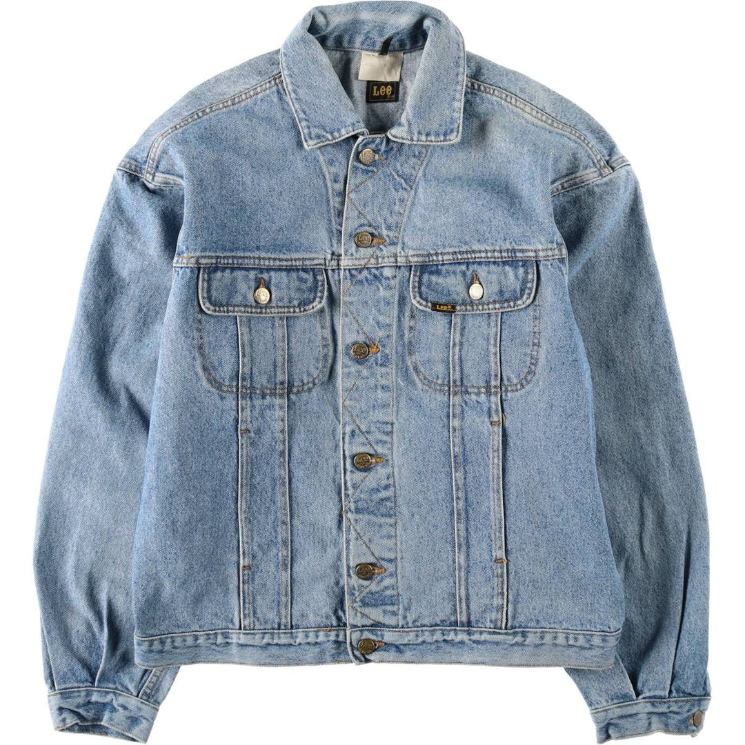 Lee RIDERS denim jacket (men's size M) cotton Blue type light blue Vintage Second Hand