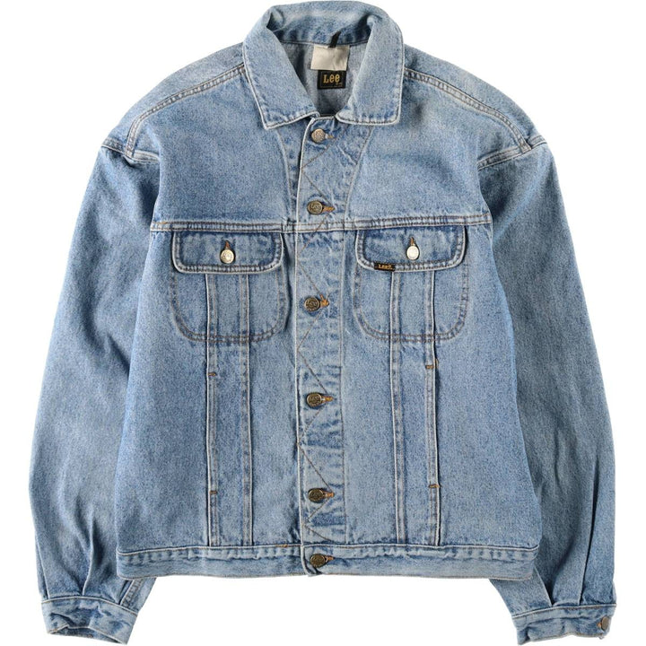 Lee RIDERS denim jacket (men's size M) cotton Blue type light blue Vintage Second Hand