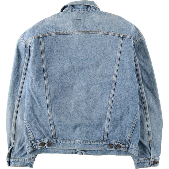 Lee RIDERS denim jacket (men's size M) cotton Blue type light blue Vintage Second Hand