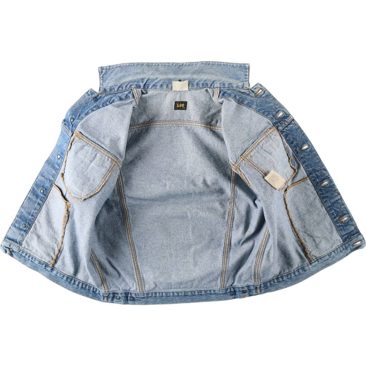 Lee RIDERS denim jacket (men's size M) cotton Blue type light blue Vintage Second Hand