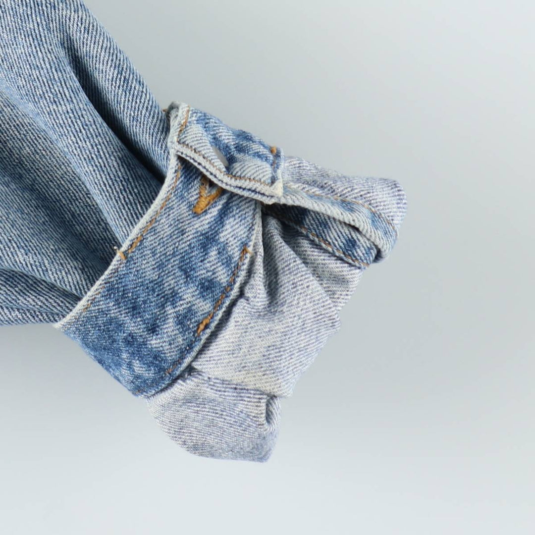 Lee RIDERS denim jacket (men's size M) cotton Blue type light blue Vintage Second Hand