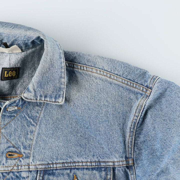 Lee RIDERS denim jacket (men's size M) cotton Blue type light blue Vintage Second Hand