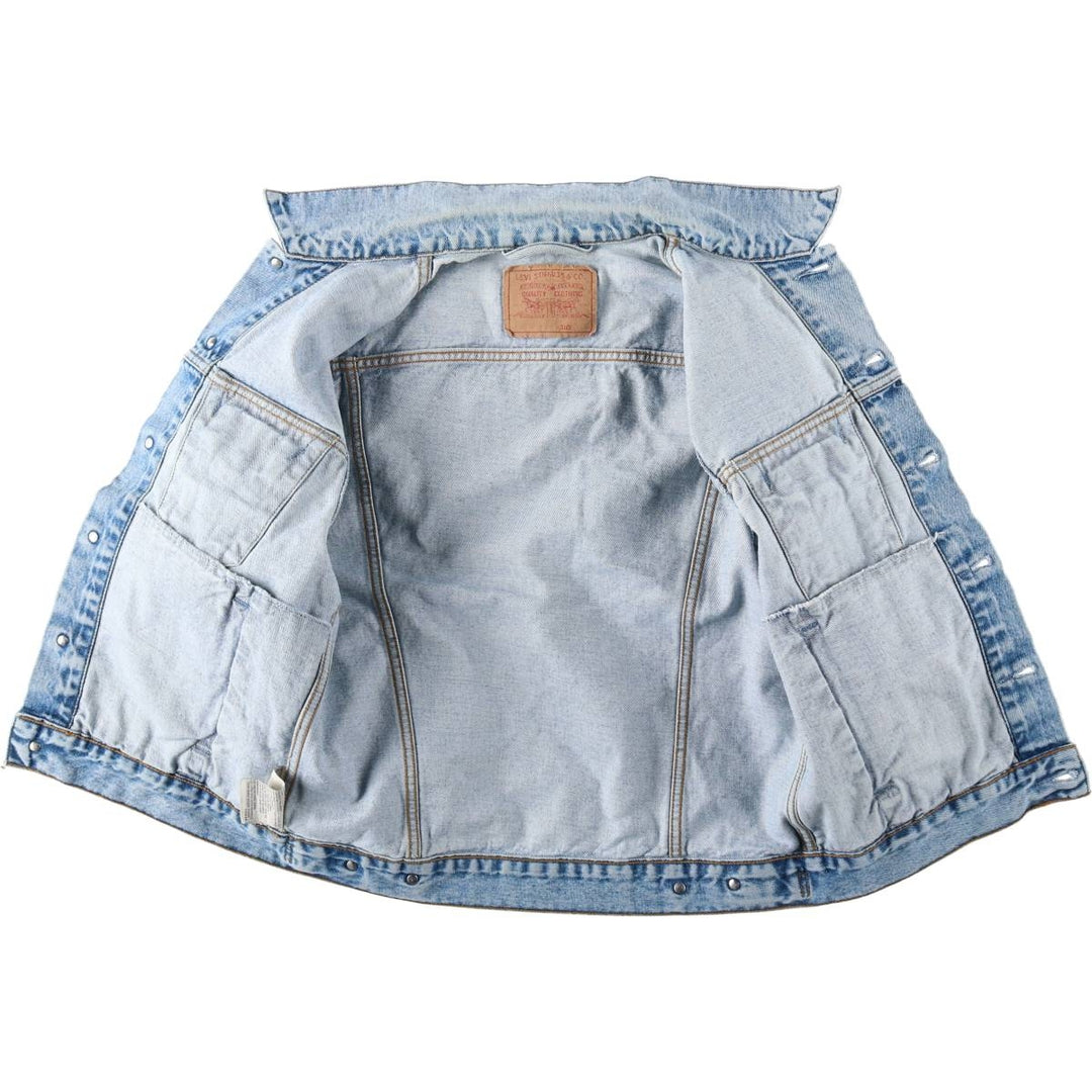 1990'S Levi's 70503-0283 Euro Model Denim Jacket (Men's Size S Equivalent) Vintage cotton blue type Vintage Second Hand