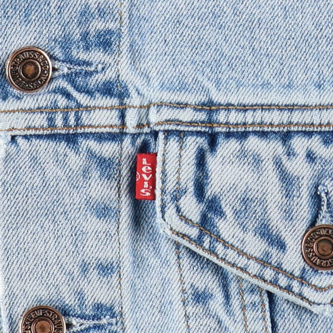 1990'S Levi's 70503-0283 Euro Model Denim Jacket (Men's Size S Equivalent) Vintage cotton blue type Vintage Second Hand