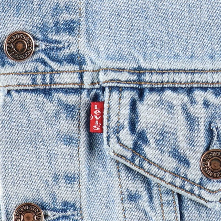 1990'S Levi's 70503-0283 Euro Model Denim Jacket (Men's Size S Equivalent) Vintage cotton blue type Vintage Second Hand