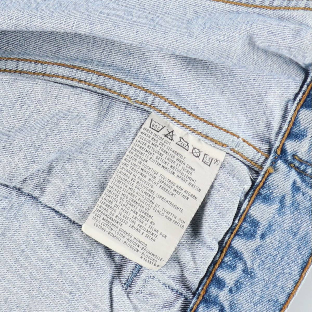 1990'S Levi's 70503-0283 Euro Model Denim Jacket (Men's Size S Equivalent) Vintage cotton blue type Vintage Second Hand