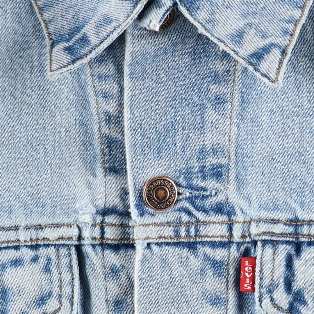 1990'S Levi's 70503-0283 Euro Model Denim Jacket (Men's Size S Equivalent) Vintage cotton blue type Vintage Second Hand