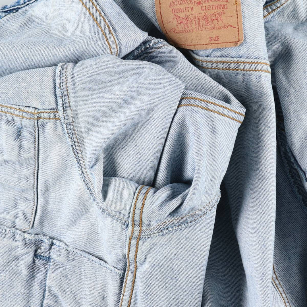 1990'S Levi's 70503-0283 Euro Model Denim Jacket (Men's Size S Equivalent) Vintage cotton blue type Vintage Second Hand