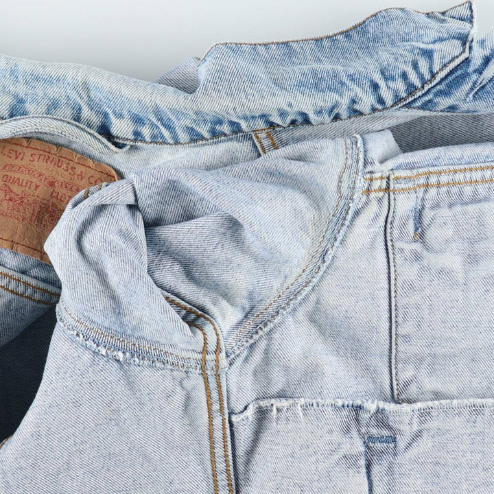 1990'S Levi's 70503-0283 Euro Model Denim Jacket (Men's Size S Equivalent) Vintage cotton blue type Vintage Second Hand