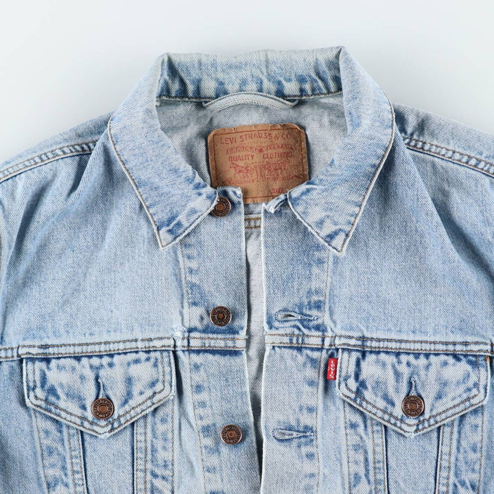1990'S Levi's 70503-0283 Euro Model Denim Jacket (Men's Size S Equivalent) Vintage cotton blue type Vintage Second Hand