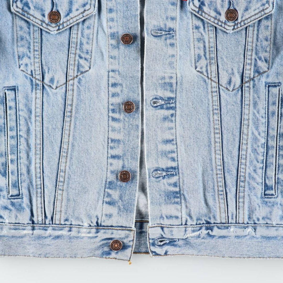 1990'S Levi's 70503-0283 Euro Model Denim Jacket (Men's Size S Equivalent) Vintage cotton blue type Vintage Second Hand
