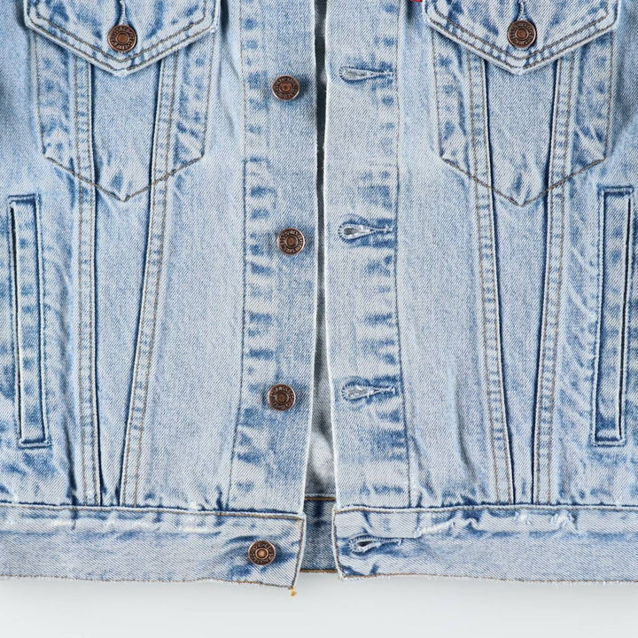 1990'S Levi's 70503-0283 Euro Model Denim Jacket (Men's Size S Equivalent) Vintage cotton blue type Vintage Second Hand