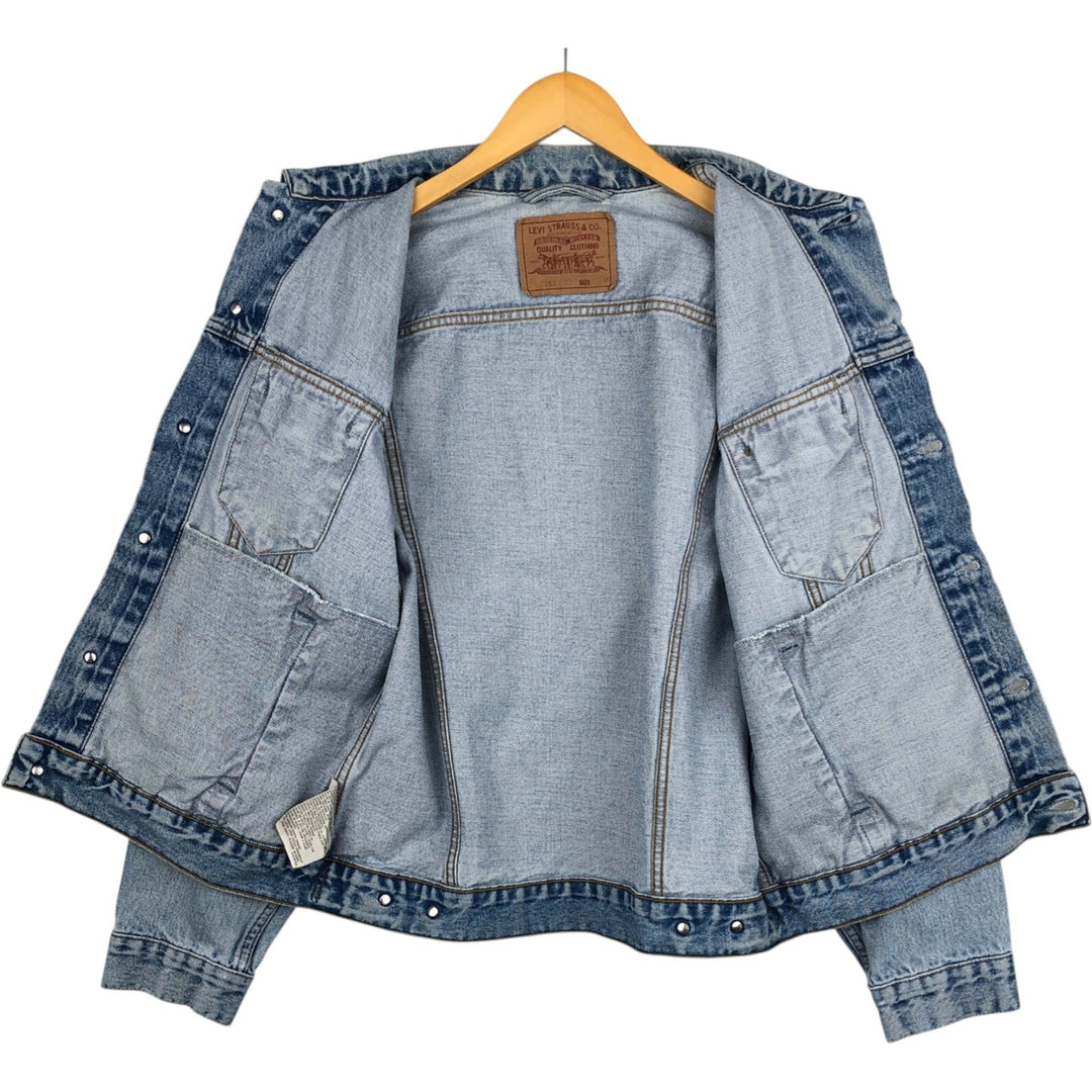 90'S Levi's 70503-0210 denim jacket, denim jacket, men's size M, vintage cotton blue type Vintage Second Hand