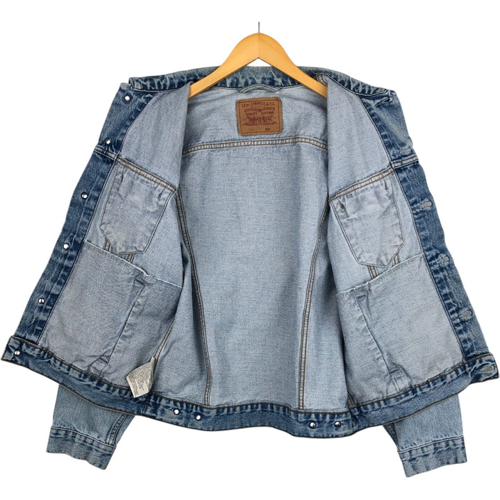 90'S Levi's 70503-0210 denim jacket, denim jacket, men's size M, vintage cotton blue type Vintage Second Hand